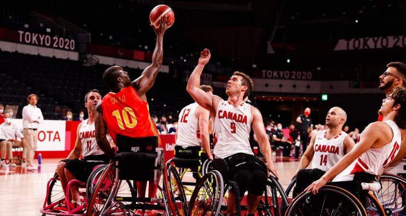 Selección española masculina de baloncesto en silla en Tokio. Fuente: CPE