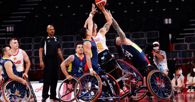 Selección Española Masculina de Baloncesto en Silla. Fuente: CPE