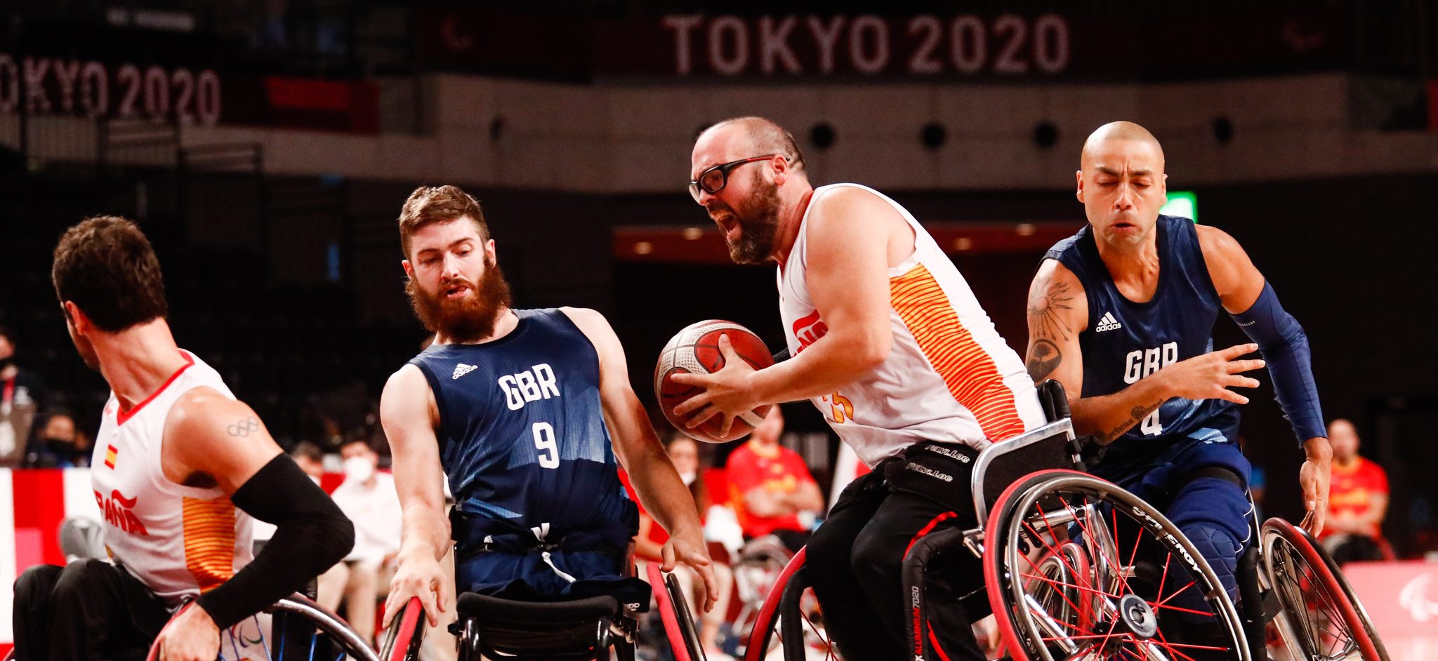 Selección Española Masculina de Baloncesto en Silla. Fuente: CPE