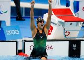 Michelle Alonso, oro en 100 m braza