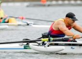 Javier Reja, diploma en scull individual