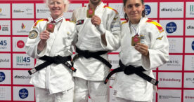  María Manzanero y Sergio Ibáñez, campeones de Europa de judo