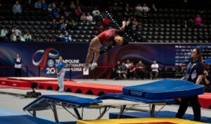 Melani Rodríguez, campeona del mundo de trampolín