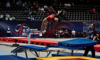 Melani Rodríguez, campeona del mundo de trampolín