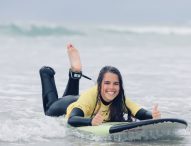 María Martín protagonizará un documental de parasurfing