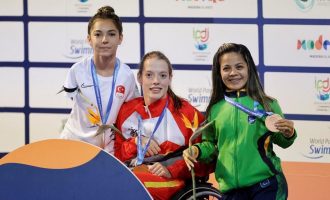 España cosecha tres medallas de oro y dos de bronce en la tercera jornada del Mundial de Natación paralímpico