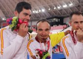 Bronce para España en la velocidad por equipos