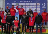4 oros españoles en la Copa del Mundo de Triatlón de La Coruña