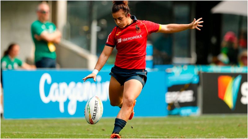 Patricia García, jugadora española de rugby. Fuente: EFE