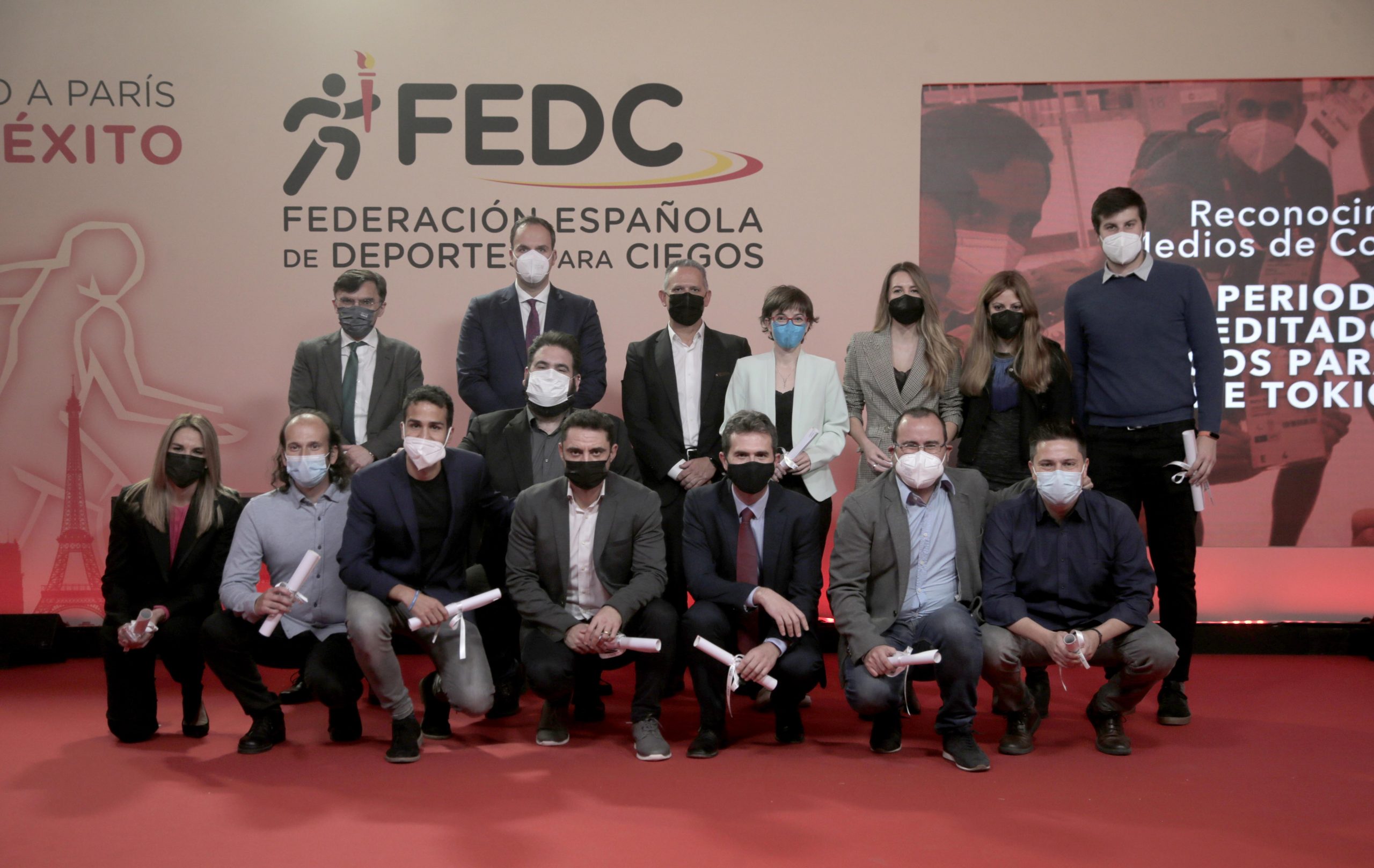 Premio a periodistas. Fuente: Federación Española de Deportes para Ciegos