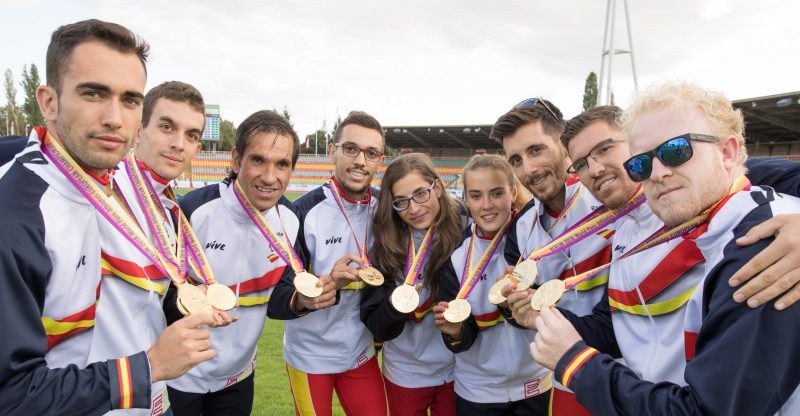 Medallistas paralímpicos. Fuente: CPE