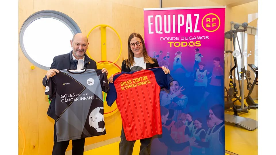 Rafael Louzán y Elena Huarte. Fuente: AD