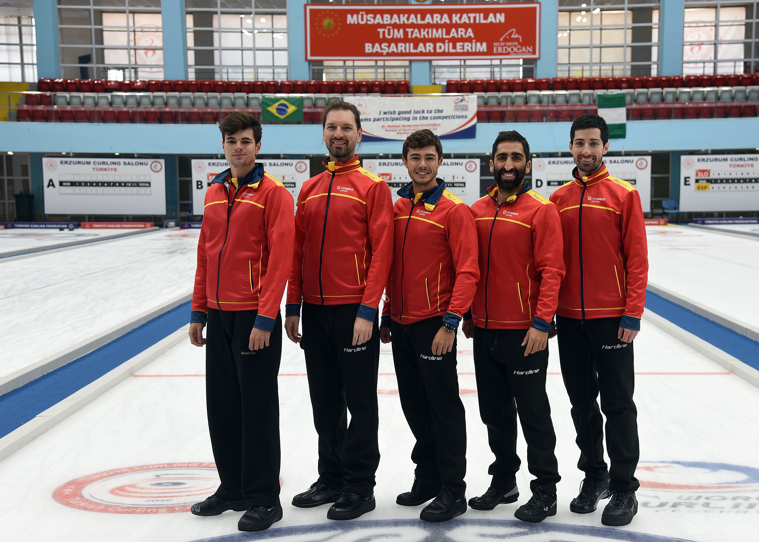 Equipo español Curling. Fuente: World Curling Federation (WCF)