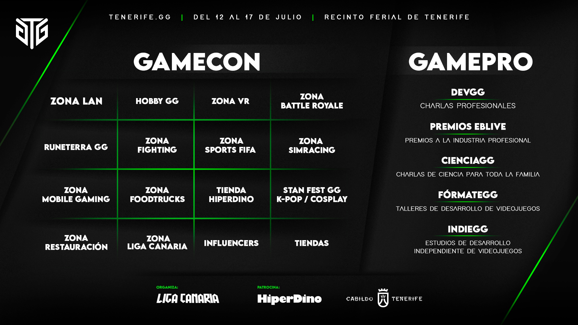 Calendario. Fuente: Tenerife GG