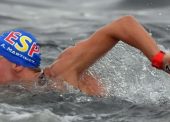 Alberto Martínez, 18º en los 10 km olímpicos de las aguas abiertas