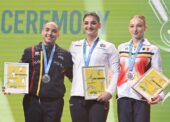 La gimnasta española Alba Petisco, subcampeona de Europa