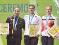 La gimnasta española Alba Petisco, subcampeona de Europa