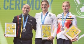La gimnasta española Alba Petisco, subcampeona de Europa