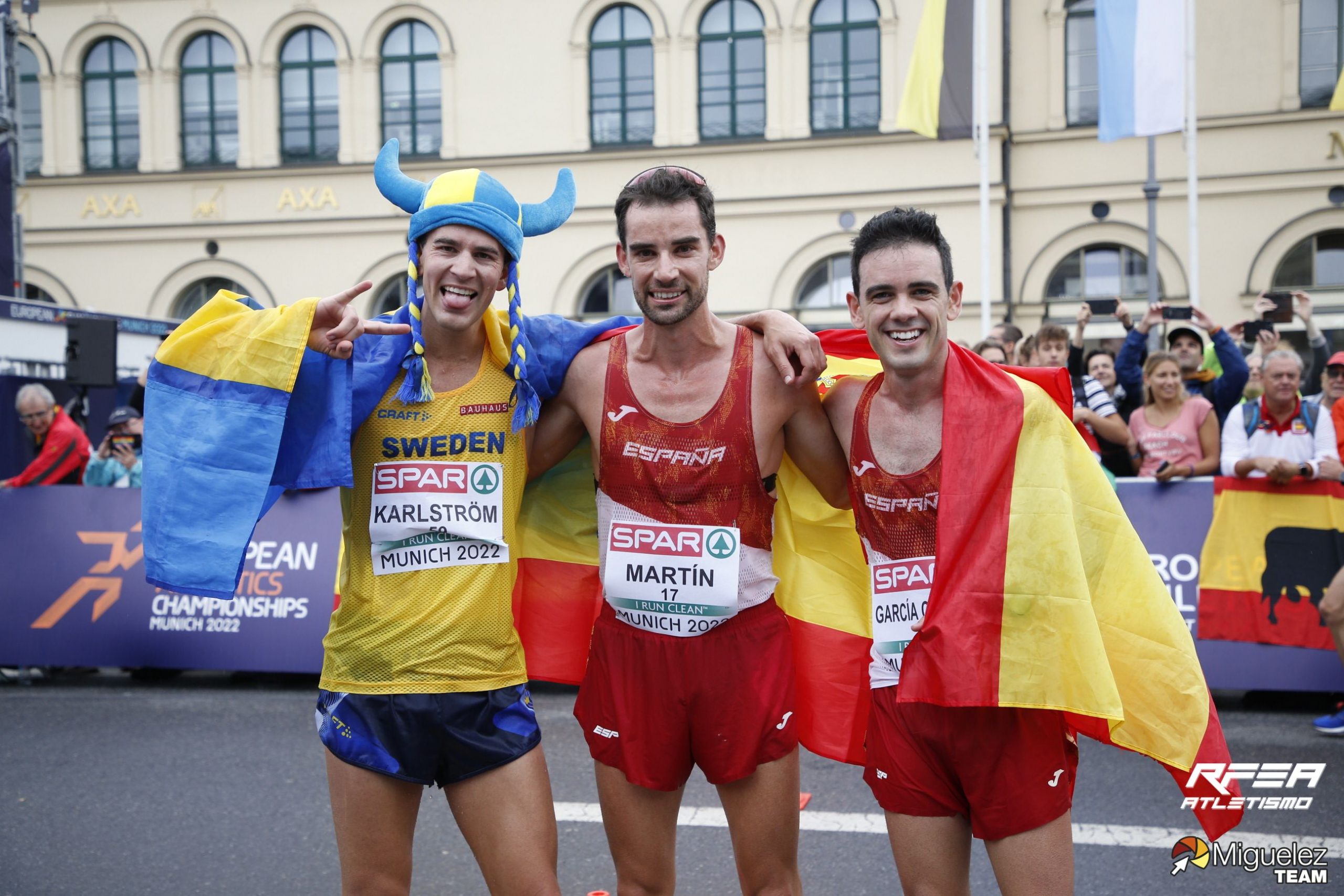 Álvaro Martín y Diego García. Fuente: Miguelez Team/Rfea