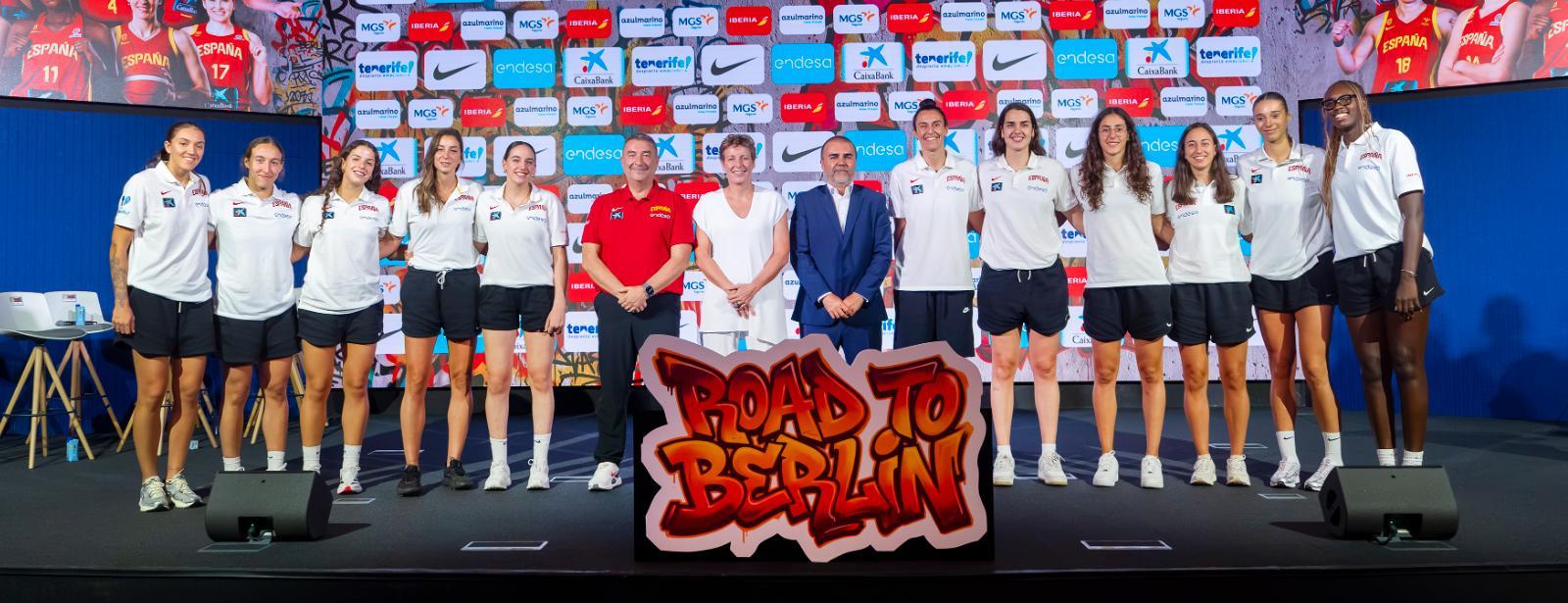 Selección española femenina de baloncesto. Fuente: FEB