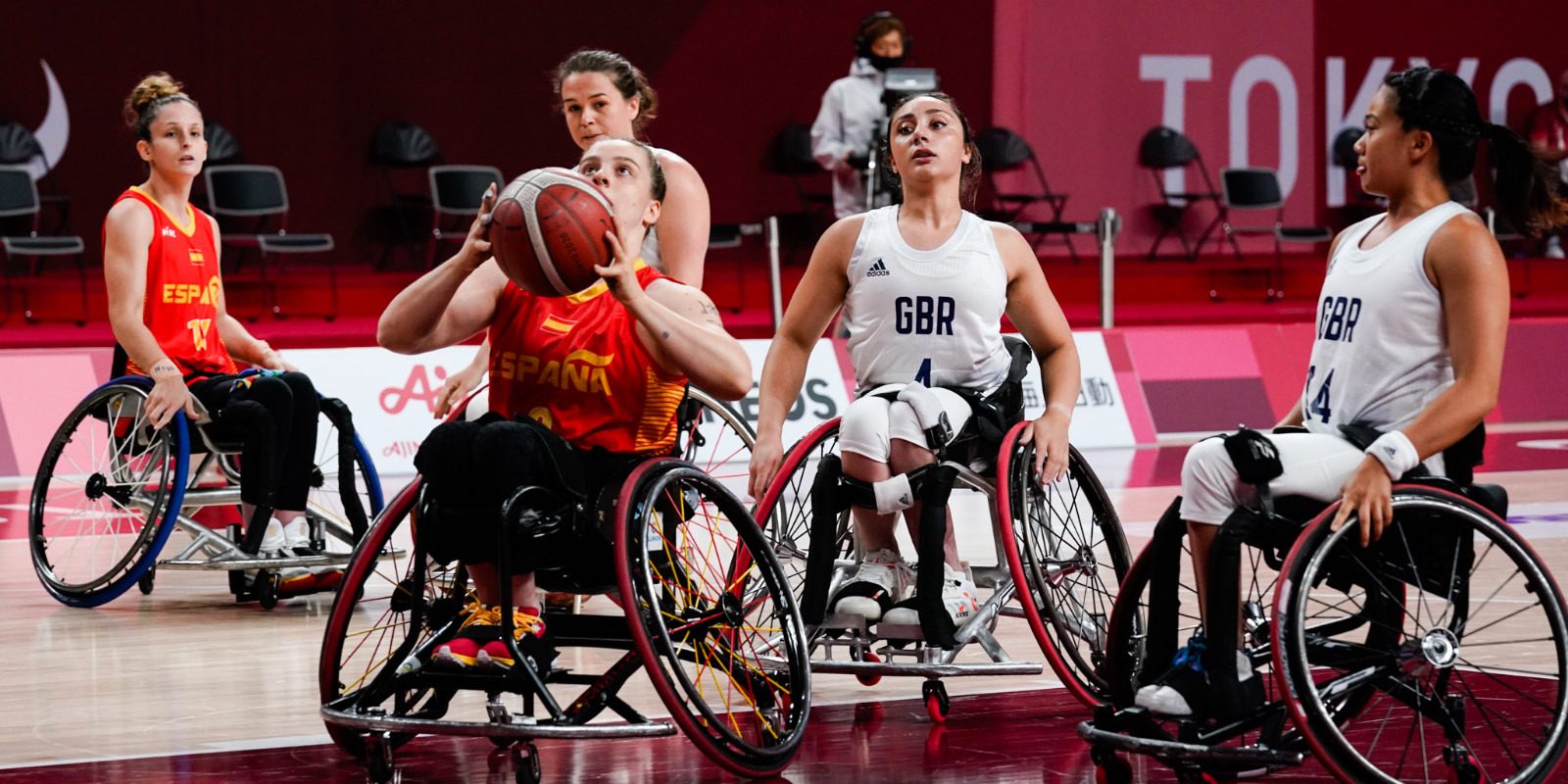 La selección española de baloncesto femenino en silla. Fuente: CPE.