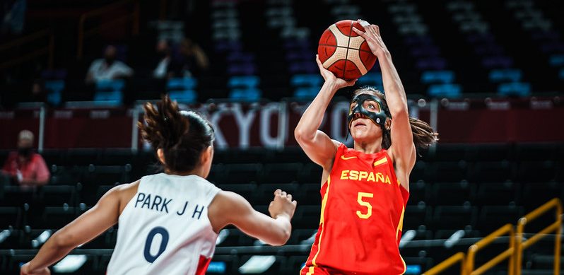 España (baloncesto femenino) en Tokyo 2020. Fuente: FEB