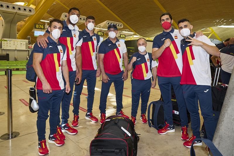 Equipo olímpico de boxeo español. Fuente: COE