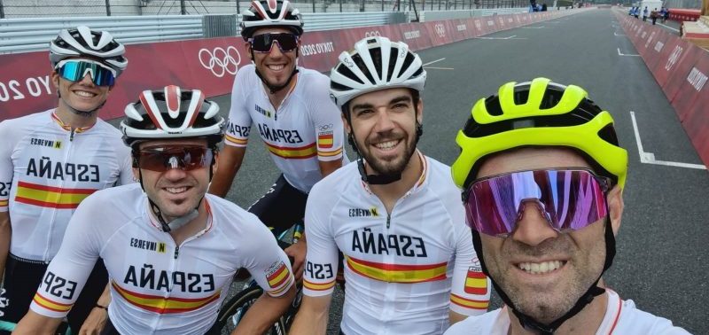 Equipo ciclista español olímpico. Fuente: COE