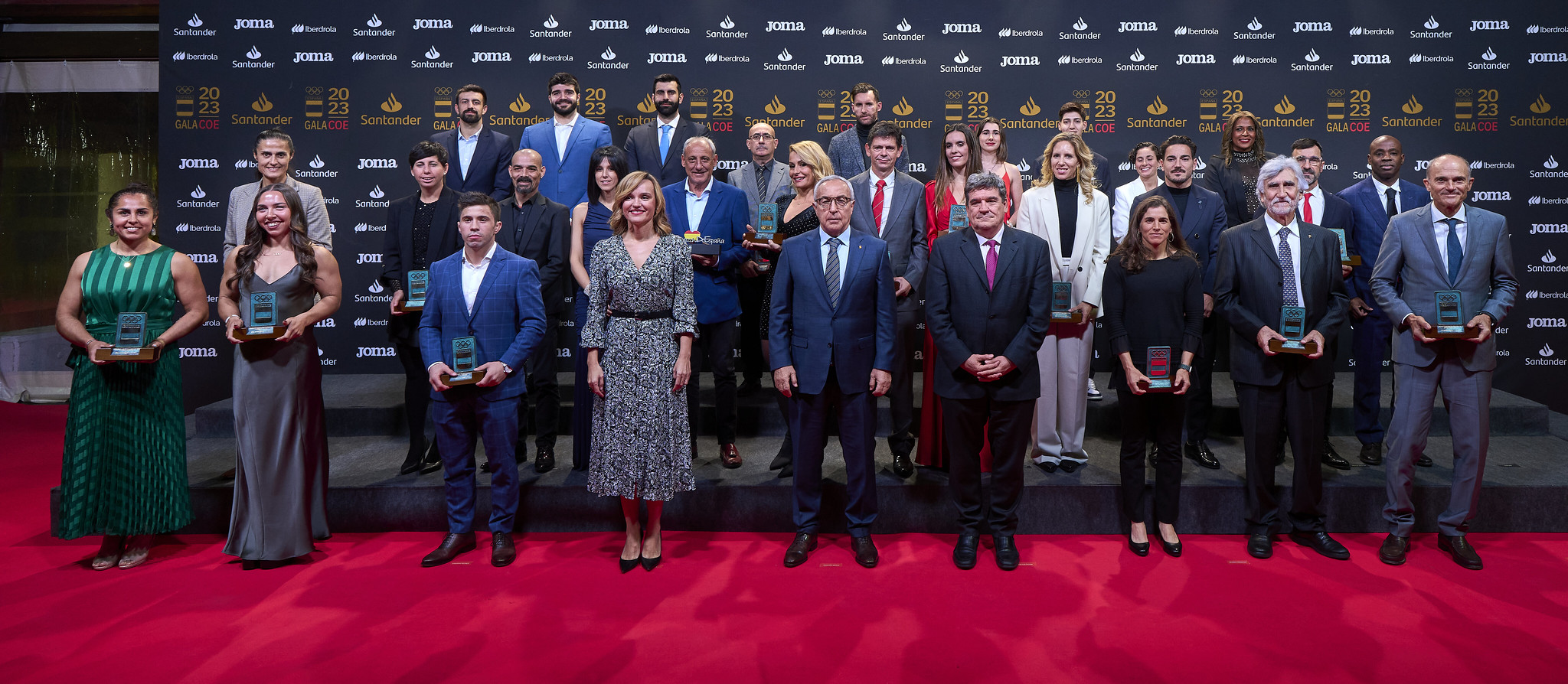 Premiados gala COE 2023. Fuente: COE