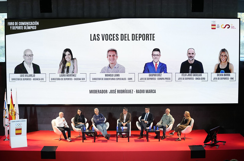 Foro Comunicación y Deporte Olímpico. Fuente: COE