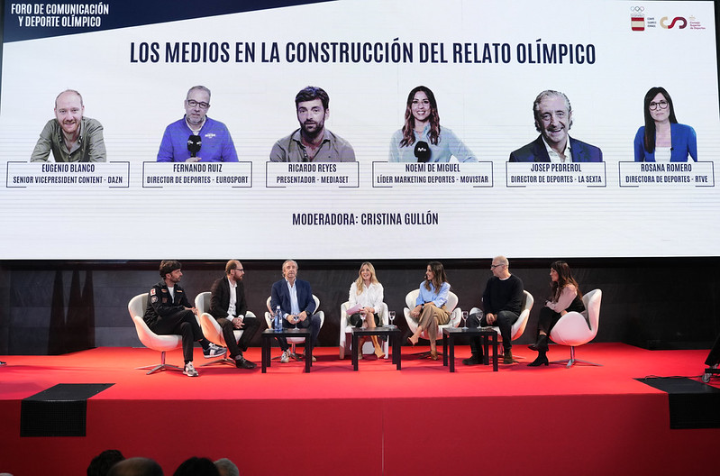 Foro Comunicación y Deporte Olímpico. Fuente: COE
