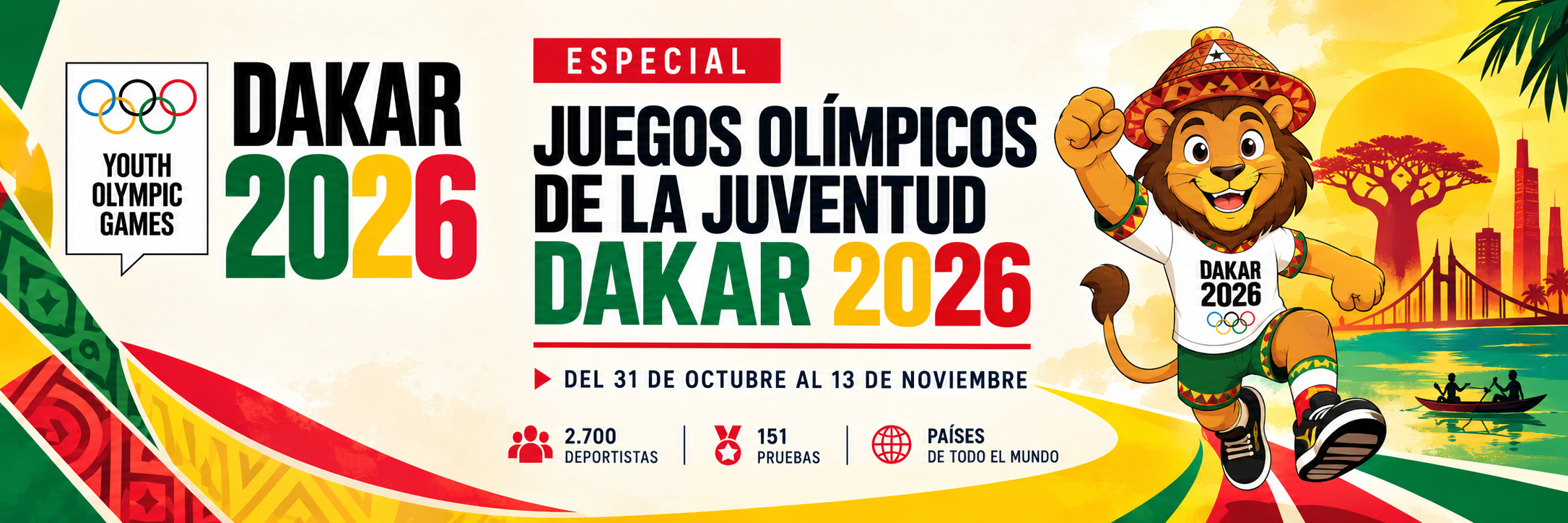 Especial JJOO de la Juventud Dakar 2026.