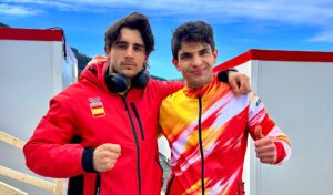 El relevo sprint de esquí de fondo español, 15º en Milán-Cortina 2026