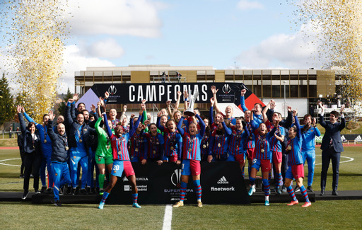 FC Barcelona celebrando el título. Fuente: Rfef