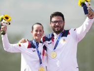 Fátima Gálvez y Alberto Fernández, oro en tiro al plato por equipos mixto