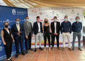 Los periodistas Jesús Ortiz, Daniel Marín, Alberto Fuentes y Julio Rodríguez, ganadores del I Premio de Periodismo Deportivo Ciudad de Marbella