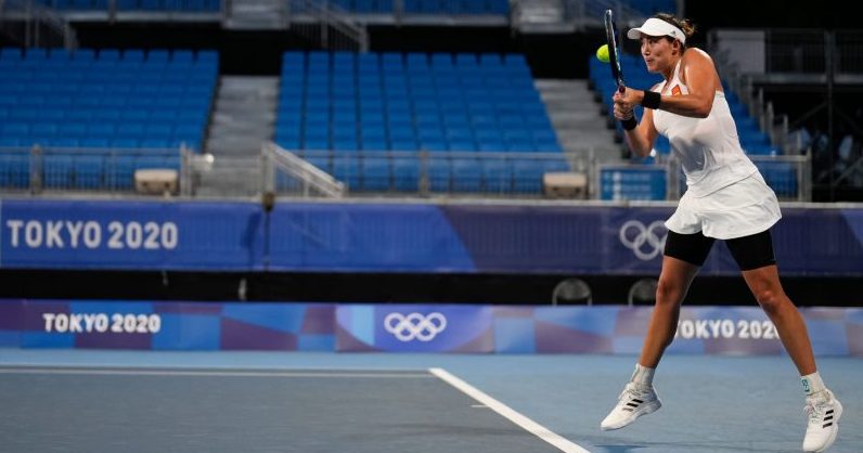 Garbiñe Muguruza en Tokyo 2020. Fuente: COE