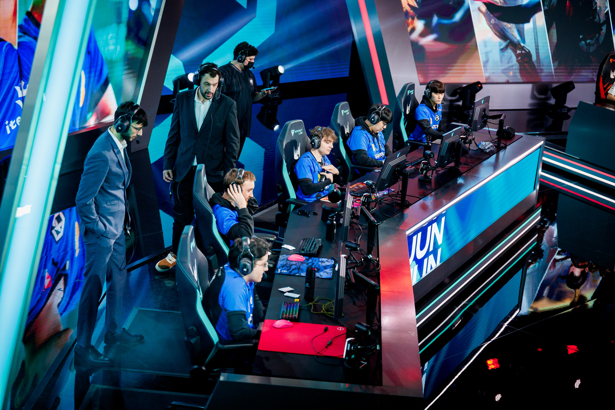 Giantx en el stage de Berlín. Fuente: Wojciech Wandzel/Riot Games.