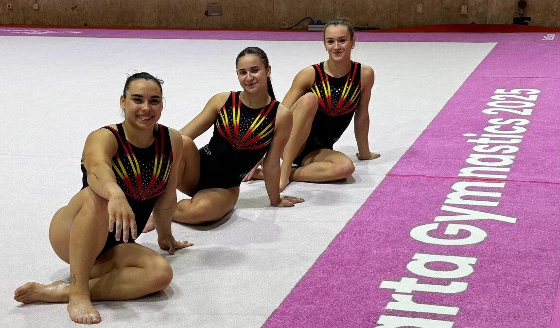 Gimnastas españoles. Fuente: Rfeg