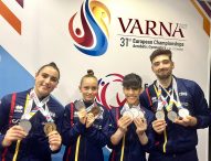  5 metales europeos para la gimnasia acrobática española