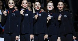 Bronce para la rítmica española en el Europeo