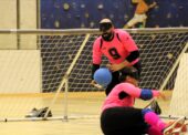 1ª cita internacional de goalball en Navarra