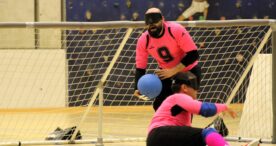 1ª cita internacional de goalball en Navarra