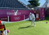Arnaus y Campillo, bajo el par en el primer día de golf en Tokio