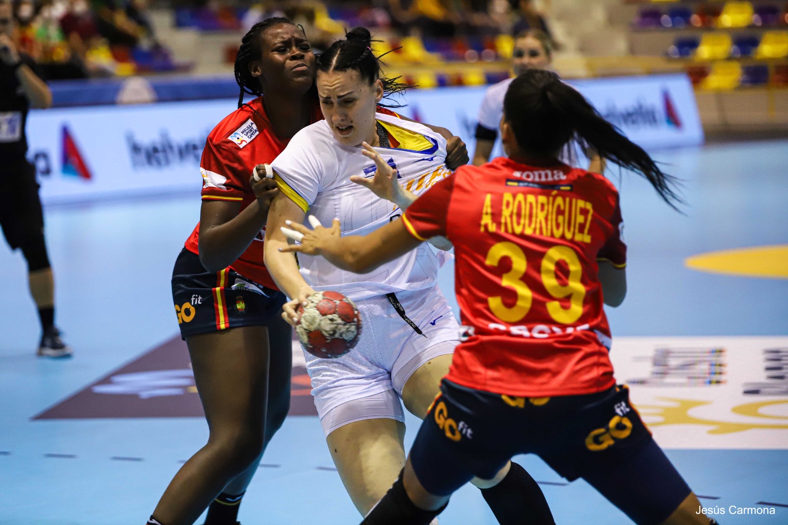 Selección Española Femenina de Balonmano en Antequera. Fuente: Avance Deportivo/Jesús Carmona