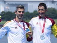 Los triatletas Héctor Catalá y su guía Gustavo Rodríguez, subcampeones paralímpicos