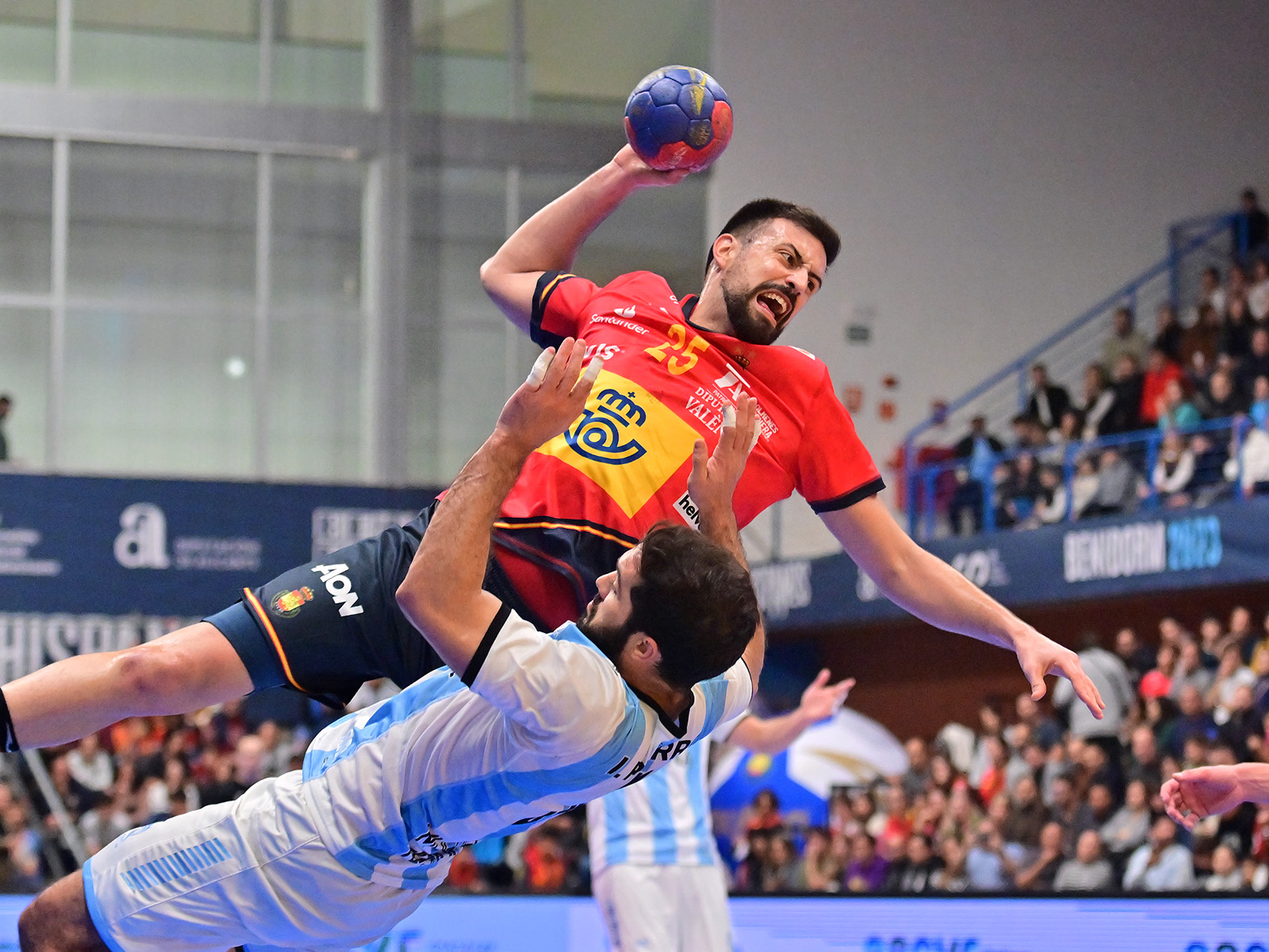 Agustín Casado en el Torneo Internacional de España. Fuente: Rfemb/J.L. Recio