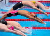 Hugo González, en semifinal de los 100 metros espalda