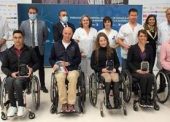 Homenaje a deportistas paralímpicos en el hospital de parapléjicos de Toledo