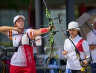 Daniel Castro e Inés de Velasco, 44º y 48ª en el debut del tiro con arco en Japón